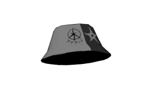 Капелюх "Чорно-білий"